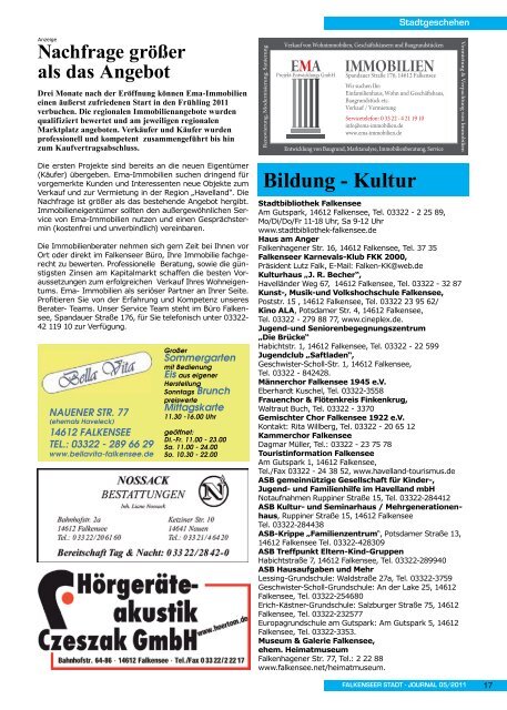 Mai 2011 - Falkenseer Stadtjournal