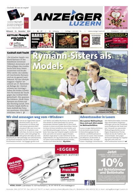 Anzeiger Luzern, Ausgabe 47, 21. November 2012