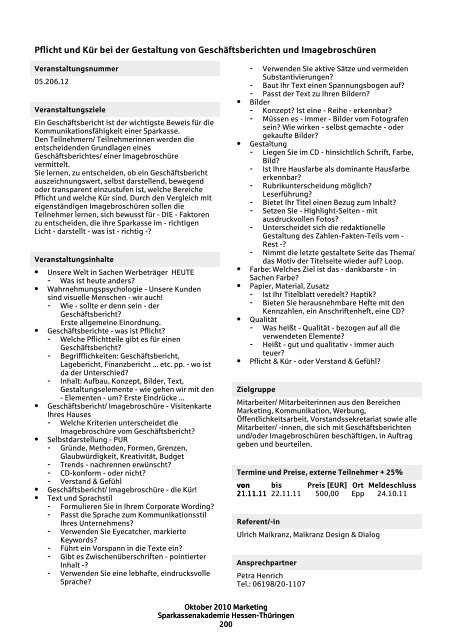 Bildungsprogramm 2011 (PDF) - Sparkassen-Finanzgruppe Hessen ...