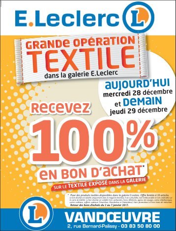 Grande opération Textile