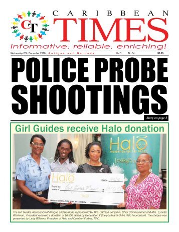 Caribbean Times 64th Issue - Wednesday 28th December 2016