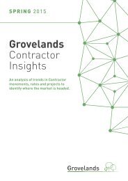 Grovelands Contractor Insights - Spring 2015