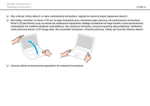 Sony VPCCB4P1E - VPCCB4P1E Istruzioni per l'uso Polacco