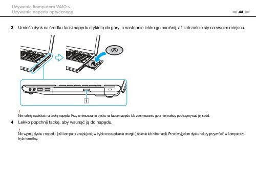 Sony VPCCB4P1E - VPCCB4P1E Istruzioni per l'uso Polacco