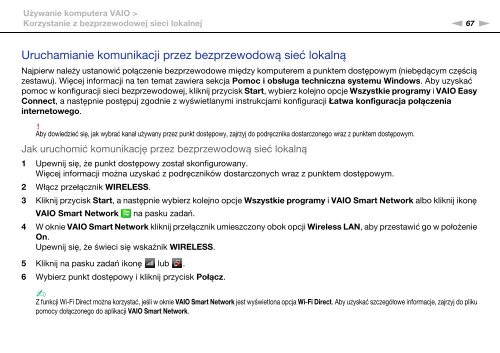 Sony VPCCB4P1E - VPCCB4P1E Istruzioni per l'uso Polacco