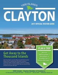 2017 Clayton Chamber Visitor Guide