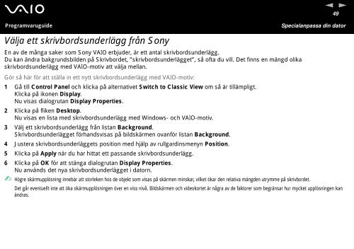 Sony VGN-A217S - VGN-A217S Manuale software Svedese