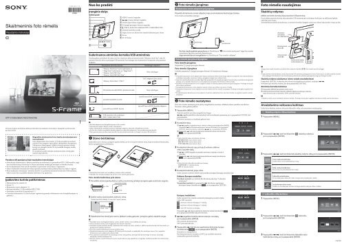 Sony DPF-C800 - DPF-C800  Lituano