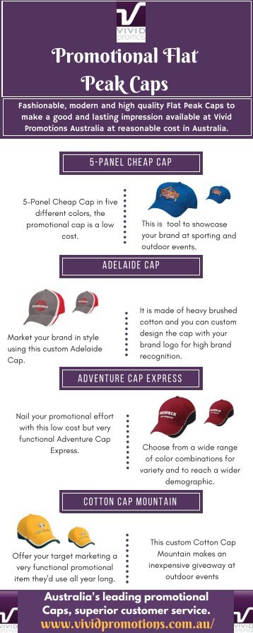 flat peak caps australia