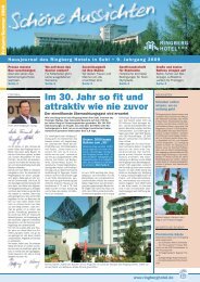 Gästezeitung 1/2009 - Ringberg Resort Hotel