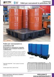 Pallet per sversamenti