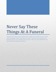 Never Say These Things At A Funeral