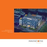 Broschüre Parkstadt Office Center - Optima Aegidius Firmengruppe