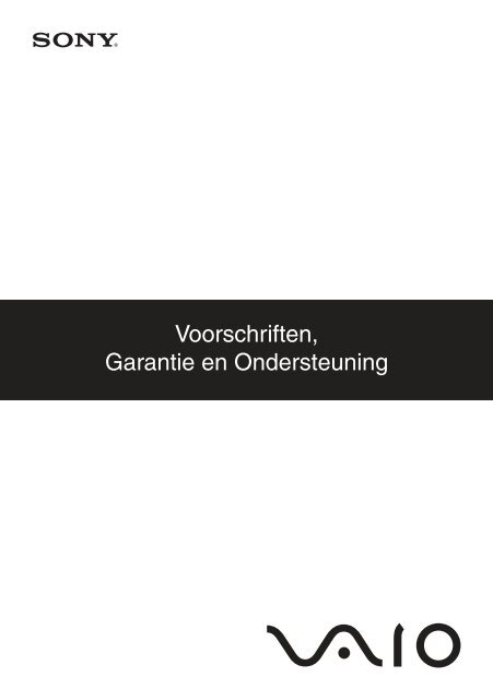 Sony VPCEB1E9E - VPCEB1E9E Documenti garanzia Olandese