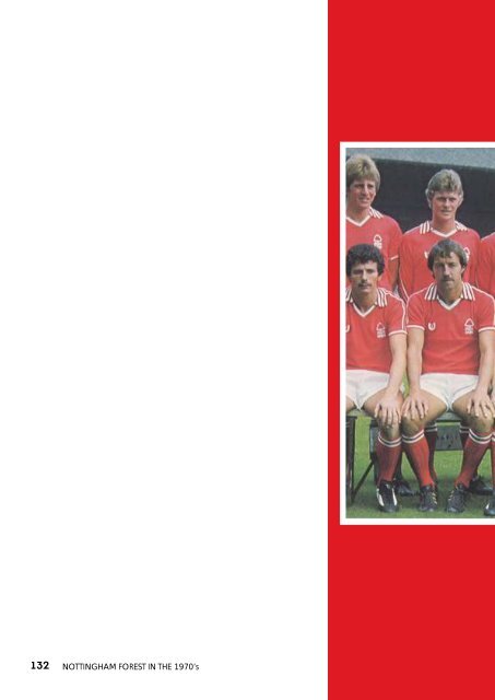 NOTTINGHAM FOREST THE 1970's