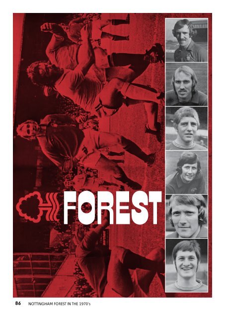 NOTTINGHAM FOREST THE 1970's