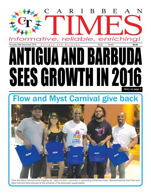 Caribbean Times 65th Issue - Thursday 29th December 2016