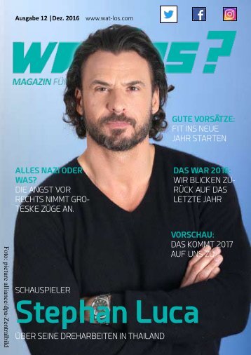 Wat Los? / Ausgabe 12 - 2016