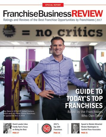 Today's Top Franchises 2017 - Franchise Business Review