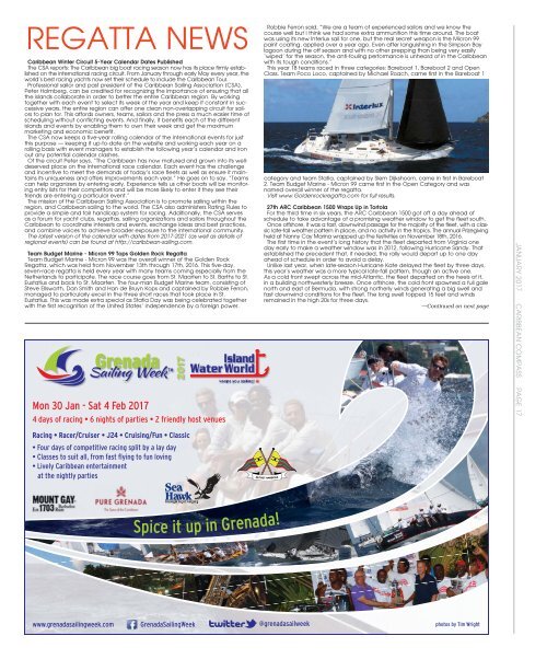 Caribbean Compass Yachting Magazine January 2017