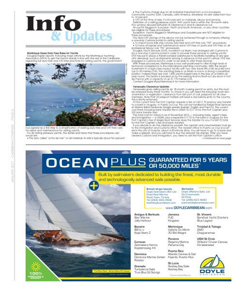 Caribbean Compass Yachting Magazine January 2017