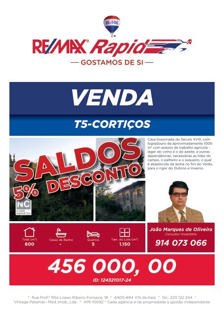 Saldos - RE/MAX Rapid