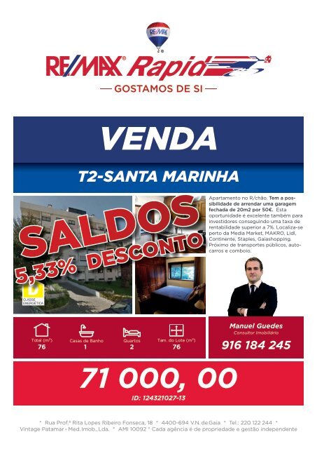 Saldos - RE/MAX Rapid