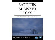 Modern Blanket Toss: Program Events in 2014, 2015, and 2016