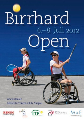 Wir machen den Weg frei - RTCA Rollstuhl-Tennis Club Aargau