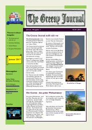 The Greeny Journal - Erstausgabe 