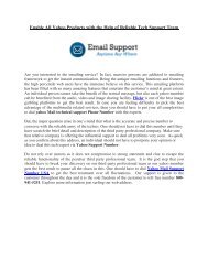 Yahoo Mail Support Number USA