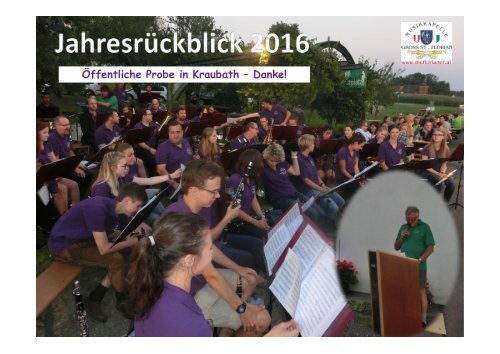 Jahresrückblick 2016