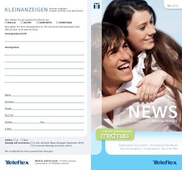 "News" - Ausgabe 06/2012 (im PDF-Format - Medical Service