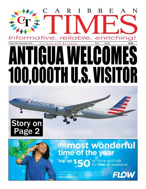 Caribbean Times 66th Issue - Friday 30th December 2016