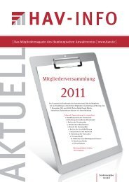 Sonderheft 10/2011 - HAV