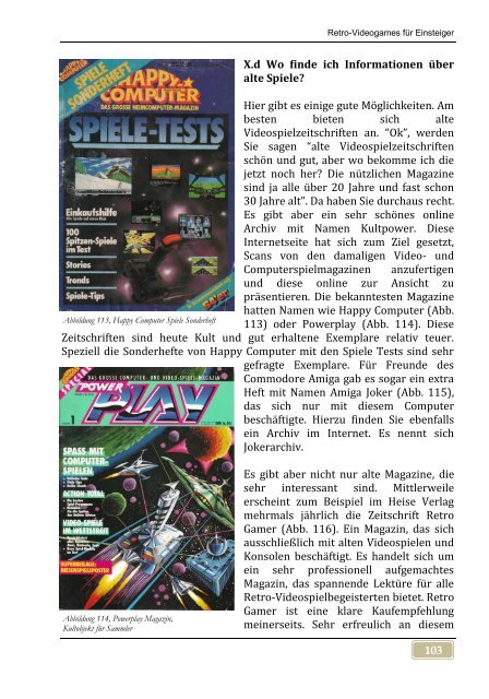 Retro-Videogames für Einsteiger