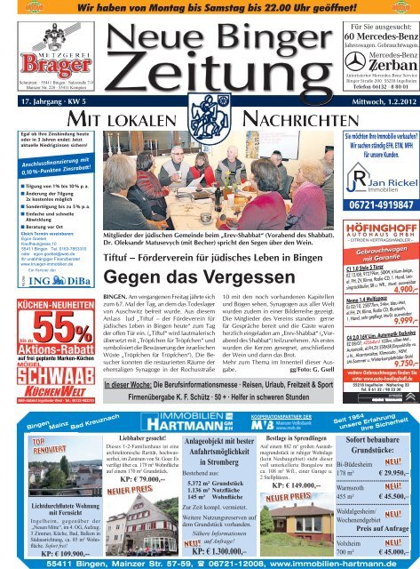 BINGEN. - Neue Binger Zeitung