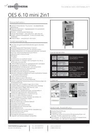 OES 6.10 mini 2in1 - Nagel Großküchentechnik GmbH