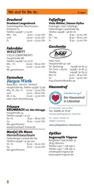 Lilienthaler Rundblick 1/2017