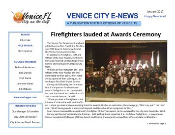 VENICE CITY E-NEWS