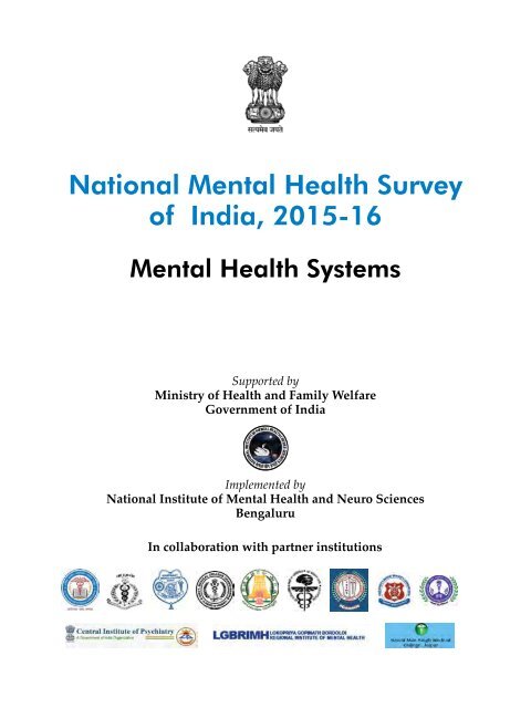 National Mental Health Survey of India 2015-16