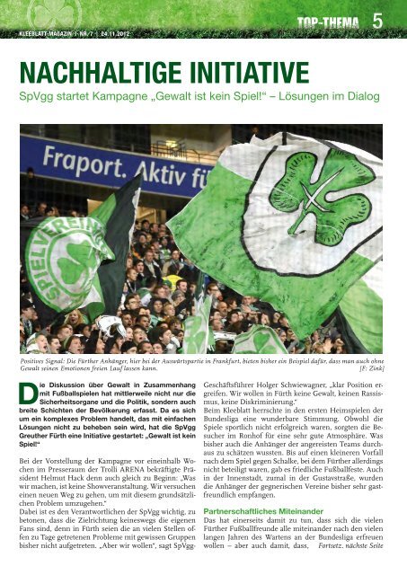 Nr. 7 1. FC Nürnberg 24.11.2012 - SpVgg Greuther Fürth