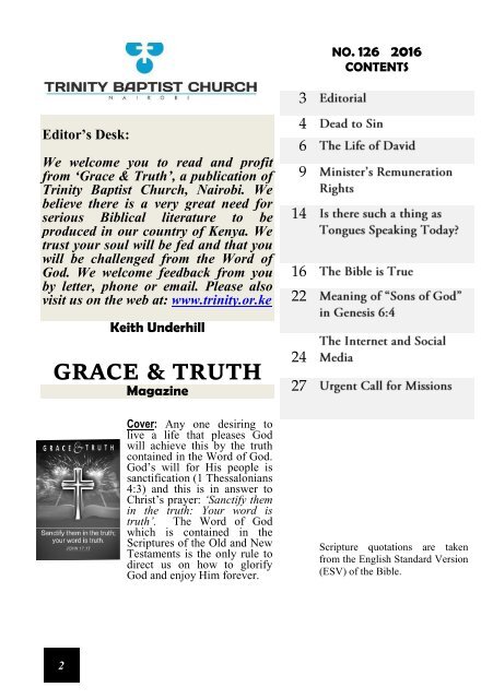 GRACE & TRUTH