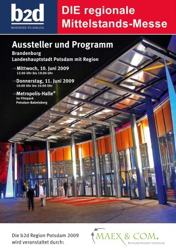 Aussteller und Programm - B2B Deutschland