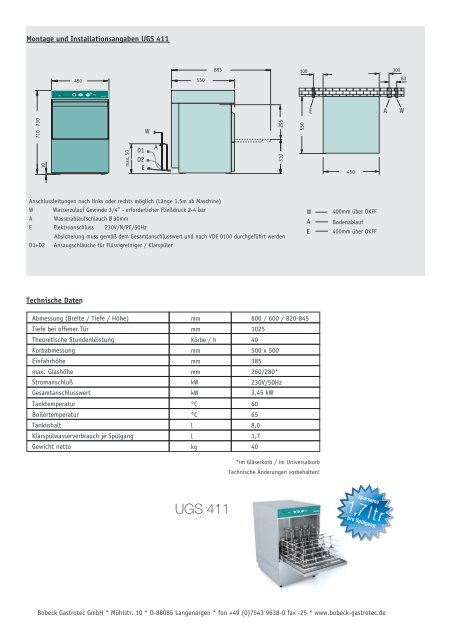 Produkt Prospekt - Nagel Großküchentechnik GmbH