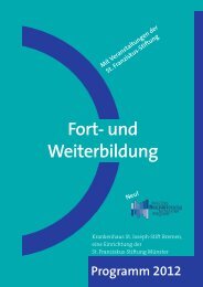 Fort- und Weiterbildung - Krankenhaus St. Joseph-Stift Bremen