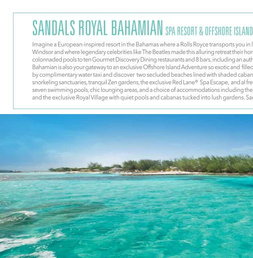 Sandals Royal Bahamian Spy Resort & Offshore Island