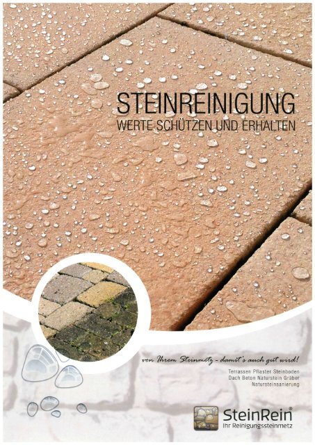 SteinRein Broschüre - Steinreinigung, Werte schützen und erhalten.