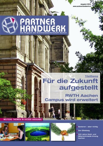 Partner Handwerk 2/2010 - Kreishandwerkerschaft Aachen