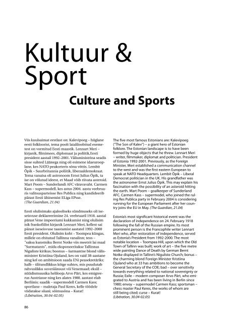 Kultuur &amp; Sport